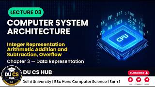 Integer Representation Arithmetic & Overflow  Lecture 03  Computer System Architecture  BSc Hons CS