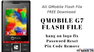 QMobile G7 Flash File and Boot Key