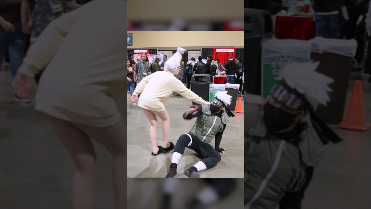 Kakashi messed with the wrong grandma 🍃 #kakashi #dandadan #cosplay