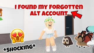 I just found my forgotten Alt account *Shocking* 😱✨