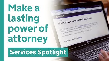 Make a lasting power of attorney on GOV.UK