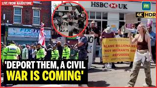 LIVE: 'UK IS SICK AND TIRED', Mass Migration Protest Hits Maidstone | Henry Nowak | Belfast Stabbing