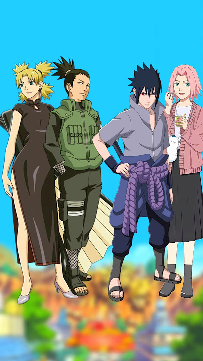 Shikamaru temari vs Sasuke Sakura | who is strong? #naruto #sasuke #shikamaru #sakura #youtubeshorts