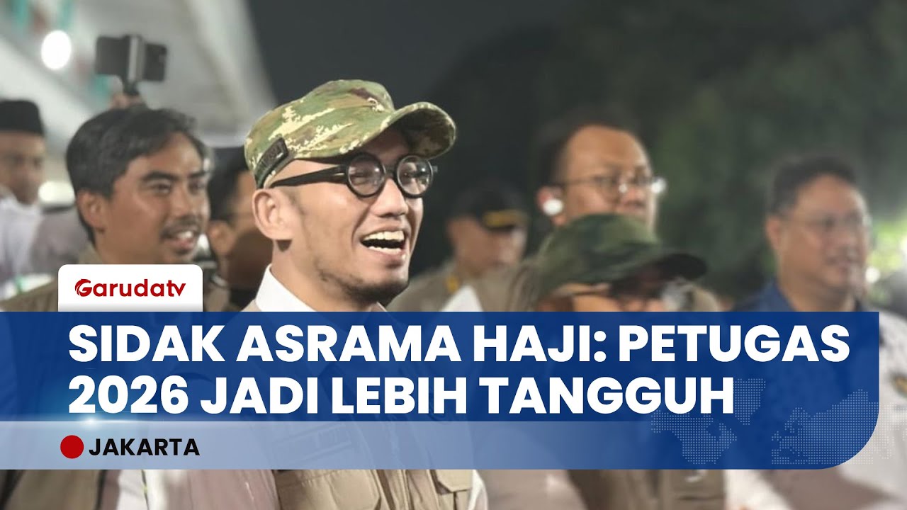 Wamenhaj Dahnil Anzar Sidak Pelatihan Petugas Haji, Gembleng Fisik Ala Semi Militer!