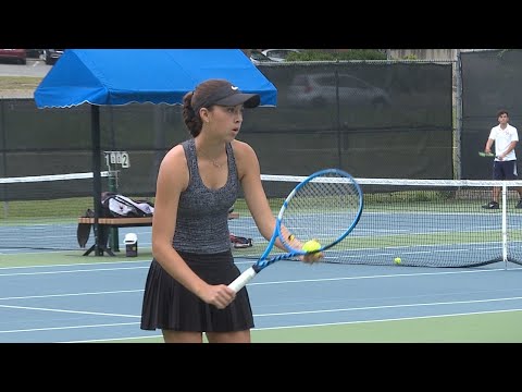 HS Tennis 6A Regionals: Day 1 Highlights