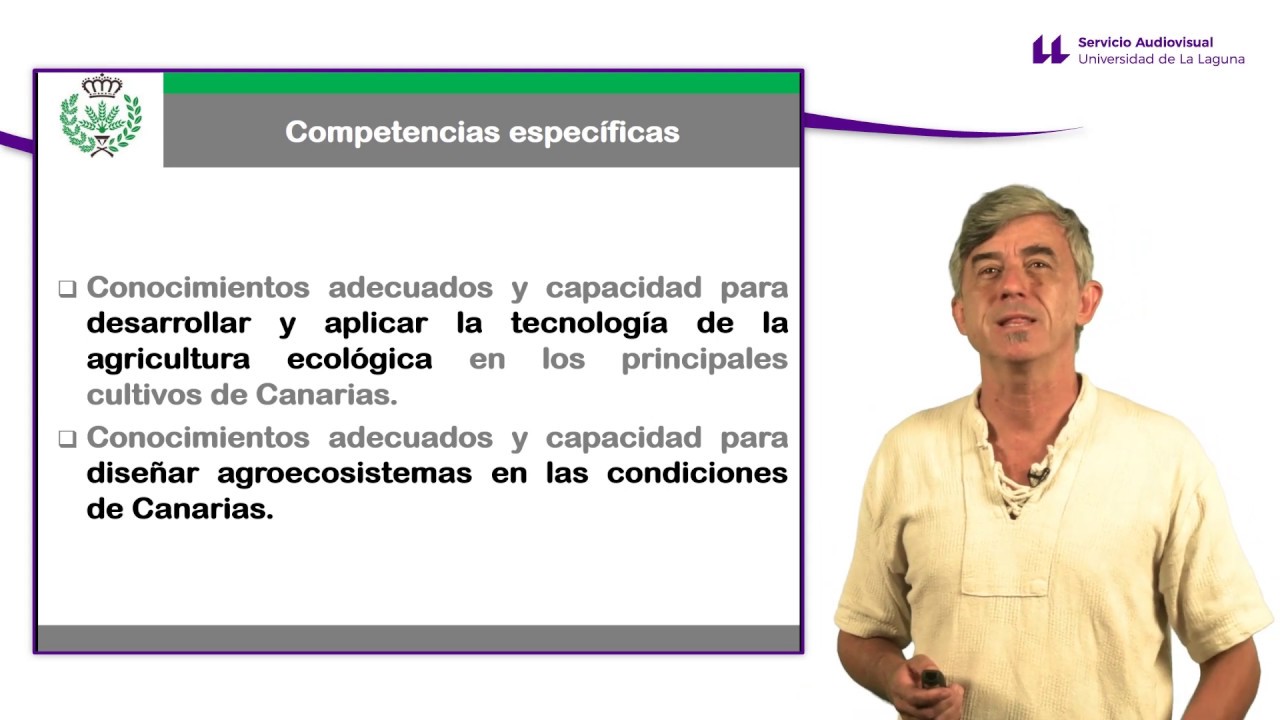universidad de la laguna derecho Agricultura ecológica