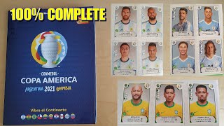 100% COMPLETE COPA AMERICA 2021 PANINI ALBUM