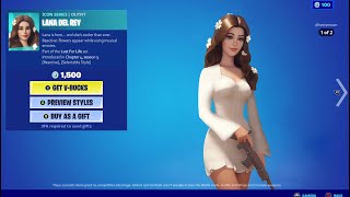 Lana Del Rey in Fortnite