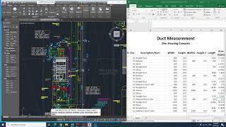 HVAC-DUCT MEASUREMENT FROM AUTOCAD - 2