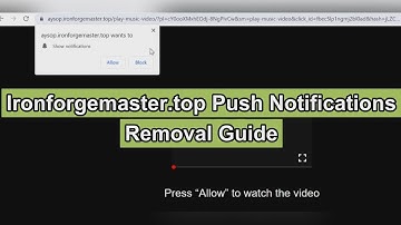 Ironforgemaster.top Spam Push Notifications | How to Remove Ironforgemaster.top ads