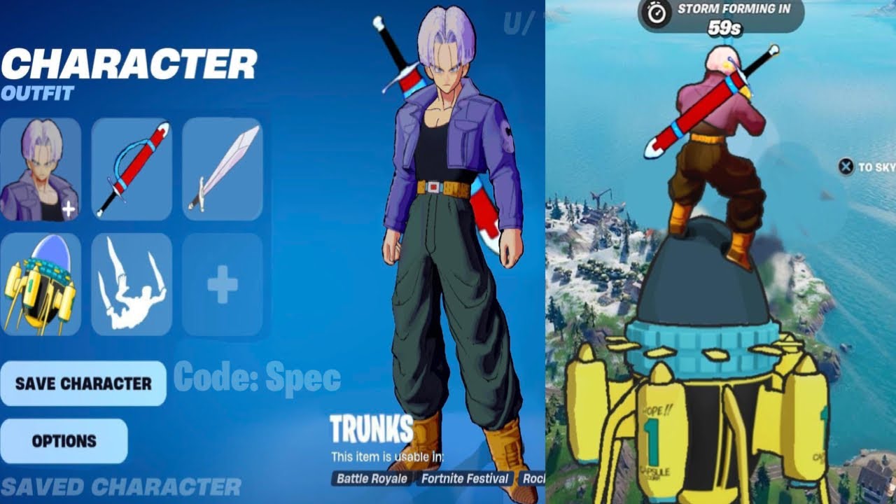 Fortnite Trunks Skin.. YouTube