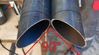 How to learn to make a rinse in a pipe the easiest way كيف نتعلم صنع شطف في ماسوره باسهل طريقة screenshot 4