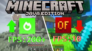 😭 Low FPS से 😍 Smooth Gameplay  Minecraft FPS Boost Hindi