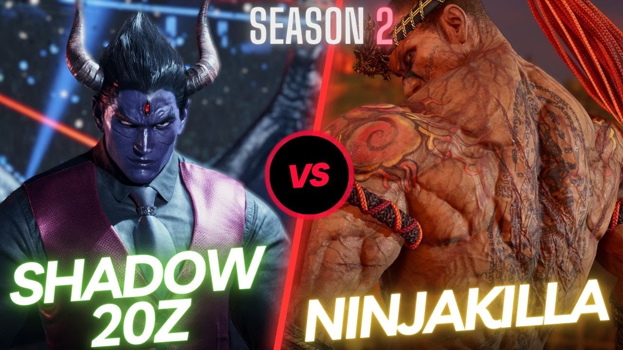 Tekken 8 | NinjaKilla (Fahkumram) против Shadow 20z (Kazuya) Рейтинговый матч