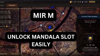 MIR M - HOW TO UNLOCK COMBAT & PROFESSION SLOT IN MANDALA EASILY