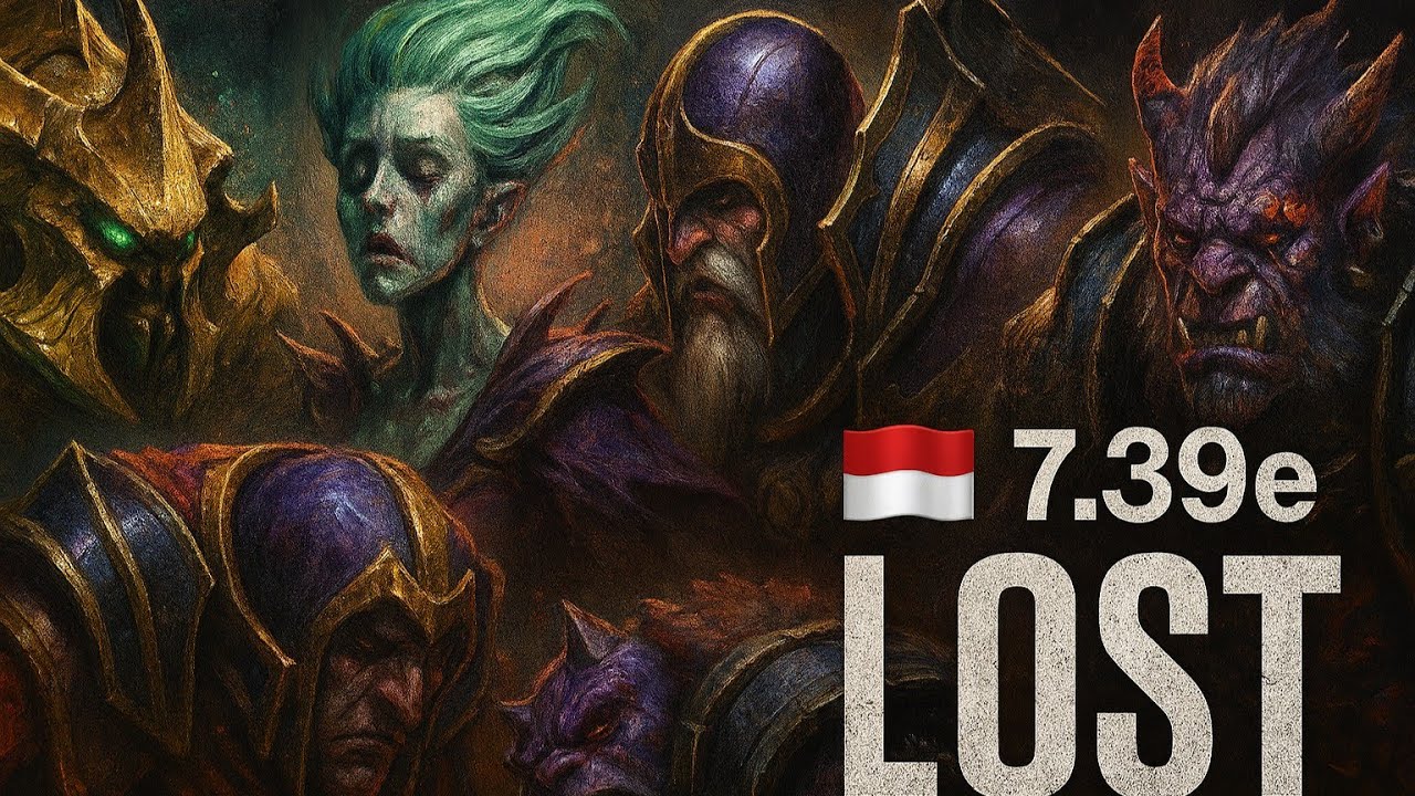🇮🇩 7.39e LOST Sand King, Death Prophet, Kez, Silencer, Lion Dota 2 Indonesia Gameplay