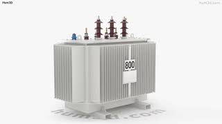 Power Transformer 3D model by 3DModels.org