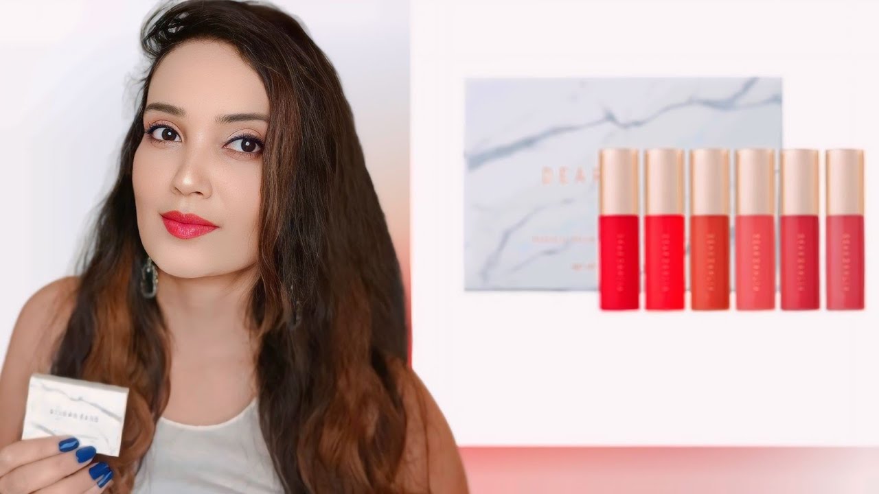 Dear Dahlia Paradise Dream Velvet Lip Mousse Mini - Red Collection (6 pcs) swatches ♥️♥️
