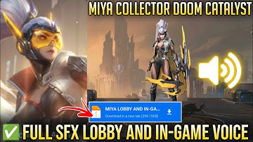UPDATED!! MIYA COLLECTOR DOOM CATALYST SKIN SCRIPT FULL AUDIO & VOICE || FULL BACKGROUND & EFFECTS