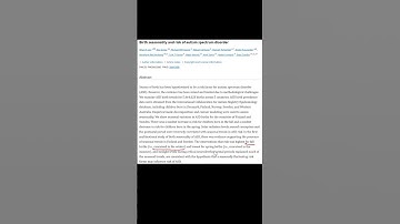 Tylenol, Sunlight, and Autism