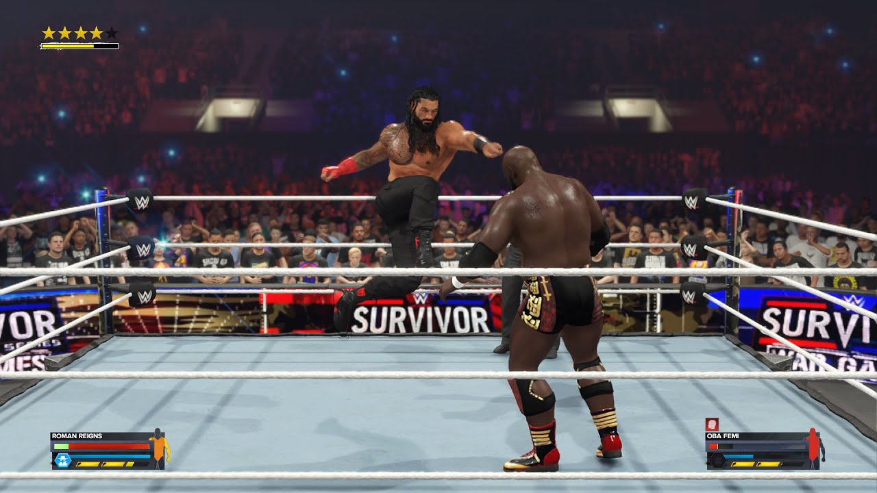 Roman Reigns Faces His Most Dangerous Power Test Against Oba Femi in 2026 - WWE 2K24