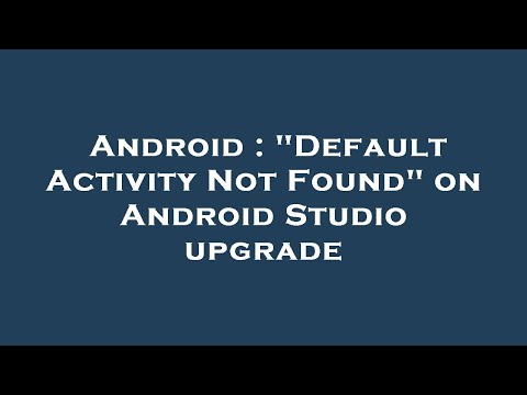 Android : 'Default