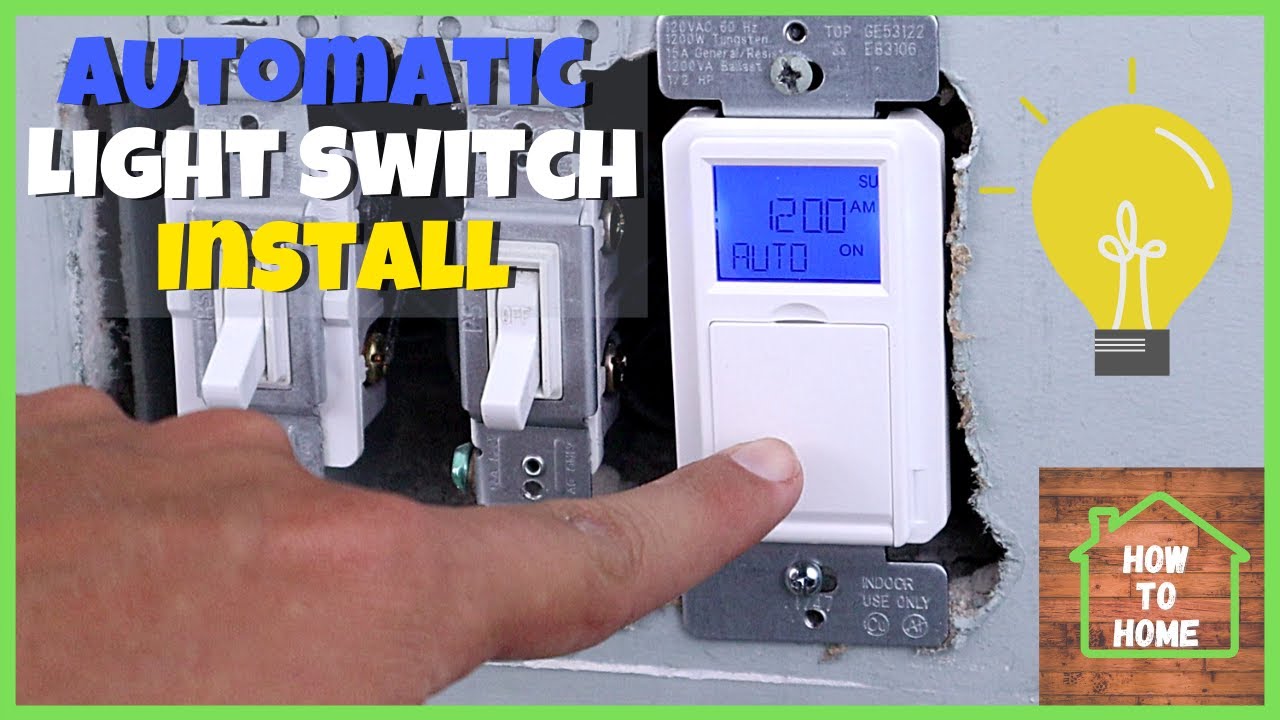 Automatic Light Switch Timer Installation | Defiant Timer Light Switch