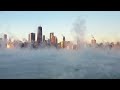 Flying a drone in freezing cold - Winter Polar Vortex Shots in Subzero temps - weather compilation