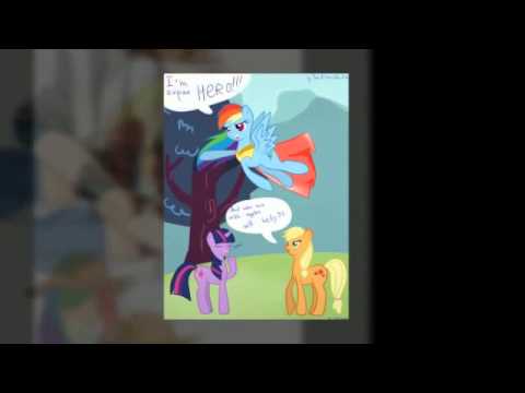 Rainbowdash and Applejack