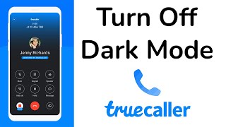 How to turn off dark theme on Truecaller App? screenshot 1