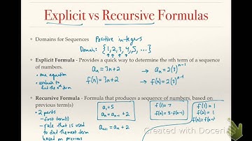A2 - Unit 5 Review: Sequences and Series Video 1/2
