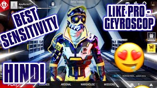 🟡BEST SETTINGS TO PLAY APEX LEGENDS MOBILE GEYROSCOP SENSITIVITY LIKE PRO GAMER APEX LEGENDS MOBILE screenshot 4
