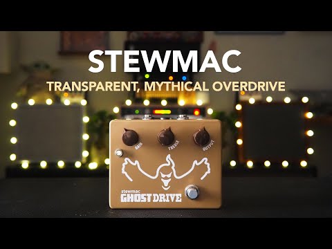 StewMac // Ghost Drive Pre-Built DIY Transparent Overdrive Pedal (Demo)