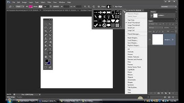Adobe Photoshop Tutorial Custom Shapes Styles Part 1