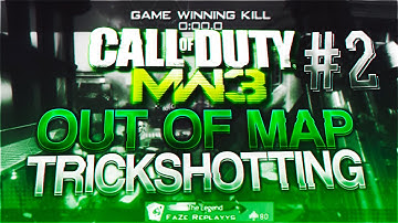 MW3 Out Of Map Trickshotting #2! (2 SHOTS)