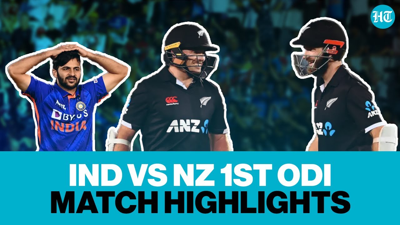 India vs New Zealand Match Highlights ODI Series Cricket Canvas