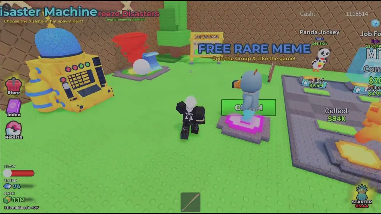 Escape disaster for memes😬