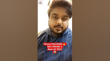Choice Locking Problem 😱 MCC Round 2 AIQ Counselling Neet 2025 Choices Not Locked 🔐 Solution #MBBS