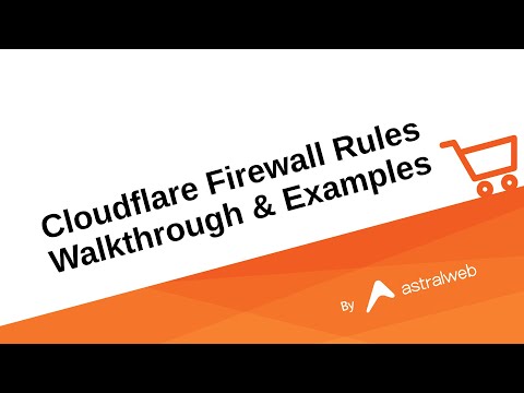 How does Cloudflare firewall work?