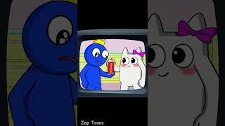 What The - Blue X Banbaleena❤️🤍- Garten Of Banban Meme | (Cartoon Animation)