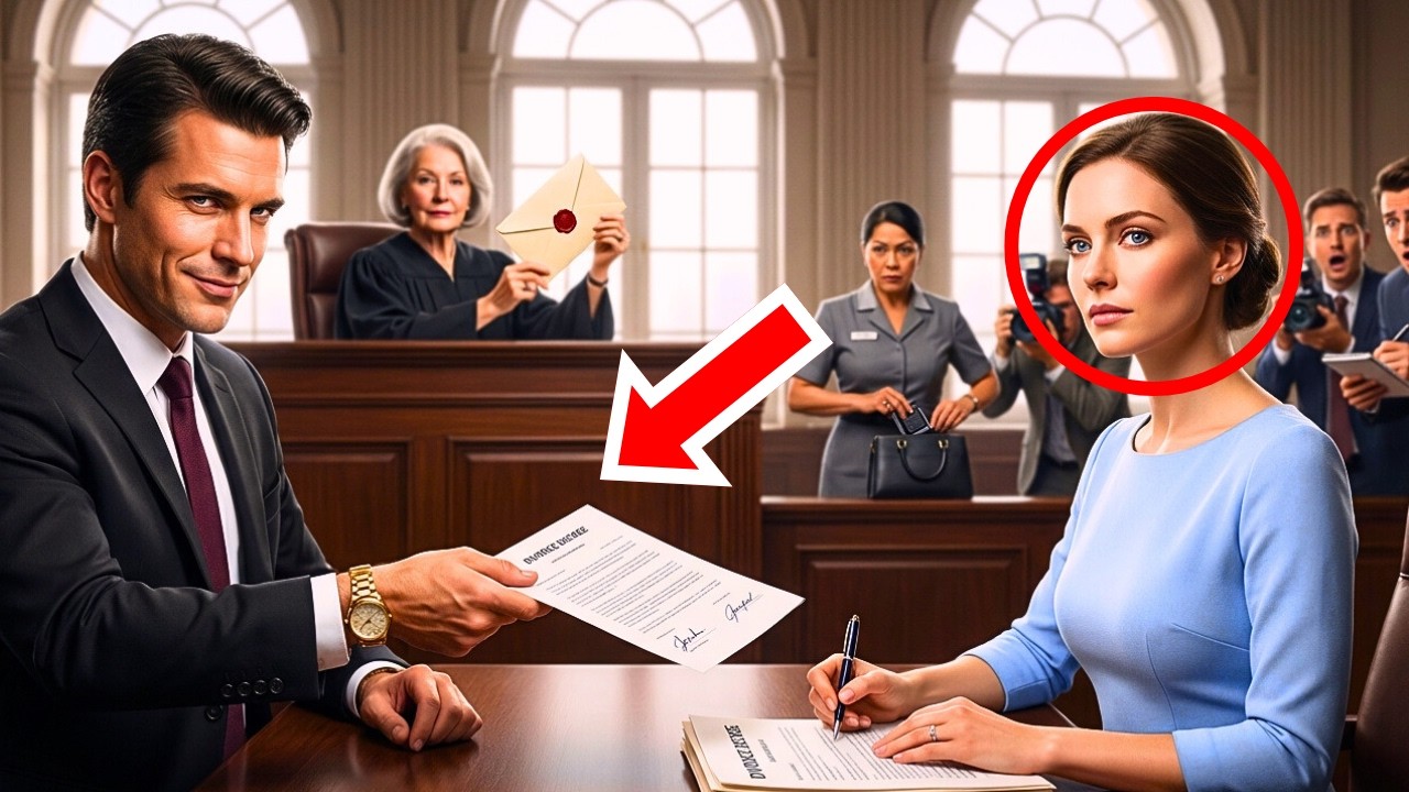 Мой муж насмехался надо мной во время развода… Затем судья зачитал завещание моего отца.