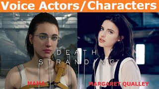 Voice Actors/Characters and Celebrity Cameos - Death Stranding