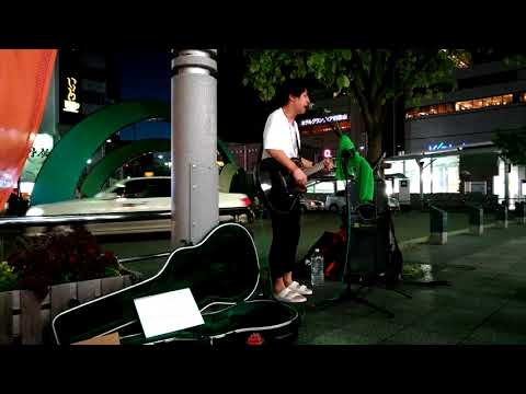 ハヤシケイ「Hello,Worker」和歌山駅路上ライブ 8/19/2017