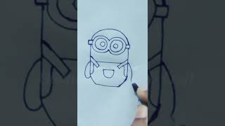 Minion Drawing Easy Outline Simple Drawing Resimi