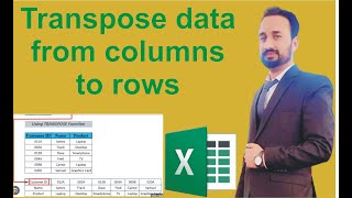 How To Transpose Data From Columns To Rows In Excel