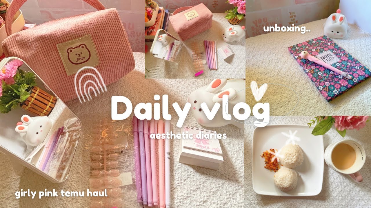 ˚⋆ Aesthetic Temu Haul ♡ | Unboxing ♡ ❀ Cozy Morning Routine January 1, 2026 ˙ᵕ˙ ღ