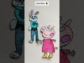 Zoo VS Peppa pig #art #drawing #fun #colorful #shorts #peppapig #zootopia #shortvideo #fyp #colors