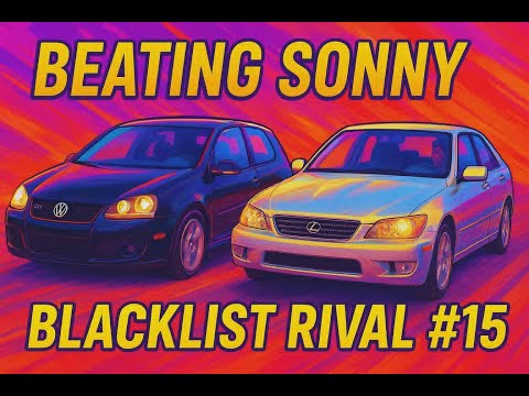 Beating Sonny In NFS Most Wanted 2005 GOLF GTI Vs Stock IS300