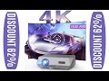 Auto Focus 4K Projector for Movies 5G Wifi 6 Native 1080P Full HD Android TV Home Theater 16000LM