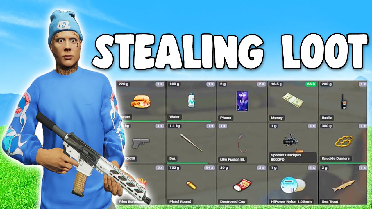 Stealing Loot From CRINGE Roleplayers In GTA RP